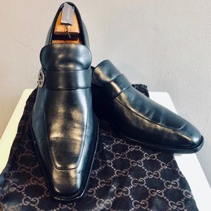 Gucci GG Broadwick Black Loafers